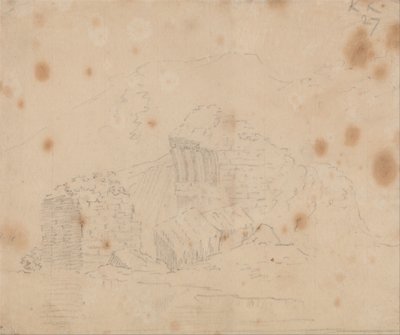 Unknown Ruins by John Robert Cozens
